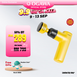 [Apply Code: 6TT31] [New Arrival 2024] ogawa by OGAWA TURBOREVIVE Hot & Cold Massage Gun*